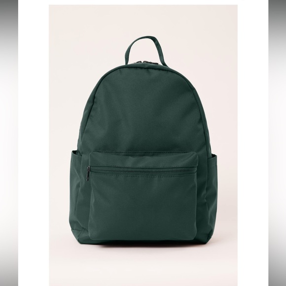 girlfriend collective Handbags - Girlfriend Collective Please Recycle Backpack in Moss